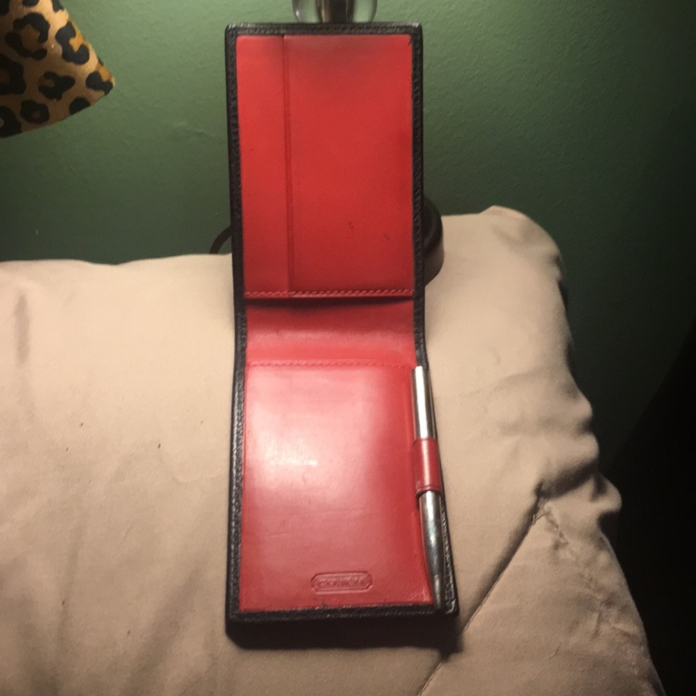 Coach notepad holder